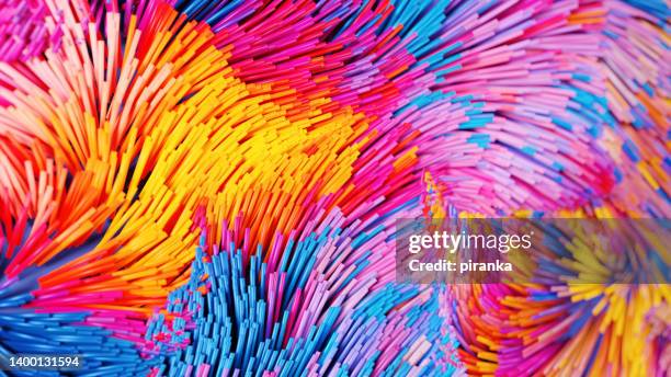 abstract background - multi coloured hair stock pictures, royalty-free photos & images