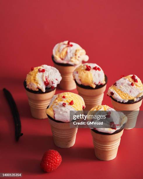 112 Raspberry Ice Cream Cone Stock Photos, High-Res Pictures, and ...