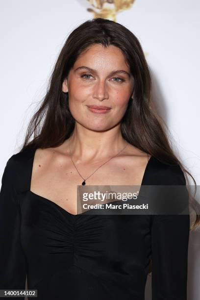 Laetitia Casta attends the 33rd Molieres ceremony at Folies Bergeres on May 30, 2022 in Paris, France.