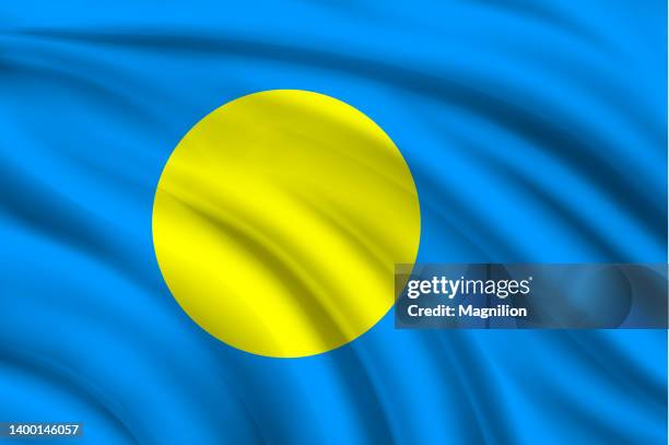 flag of palau - 帛琉 幅插畫檔、美工圖案、卡通及圖標