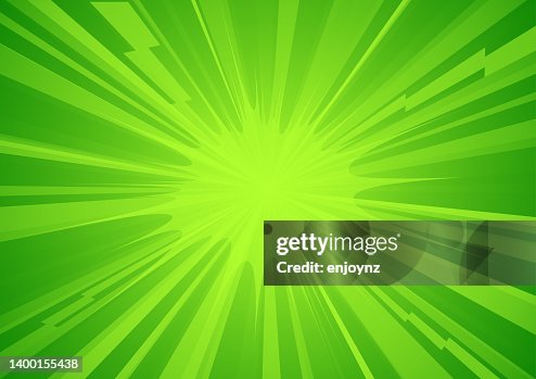 Bright green action comic explosion Bright green action comic explosion