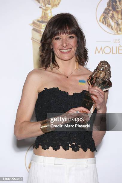 Ariane Mourier attends the 33rd Molieres ceremony at Folies Bergeres on May 30, 2022 in Paris, France.