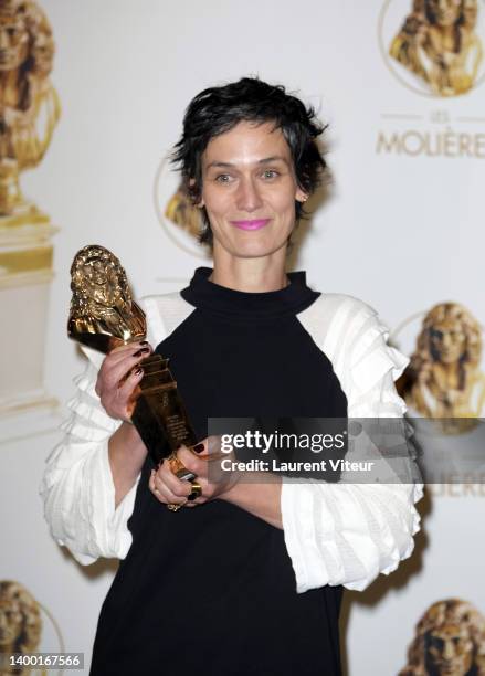 Clotilde Hesme attends the 33rd Molieres ceremony at Folies Bergeres on May 30, 2022 in Paris, France.