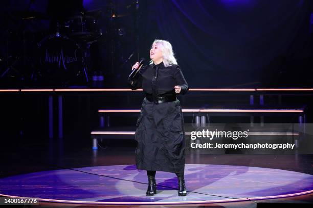 Jann Arden performs at FirstOntario Concert Hall on May 30, 2022 in Hamilton, Ontario.