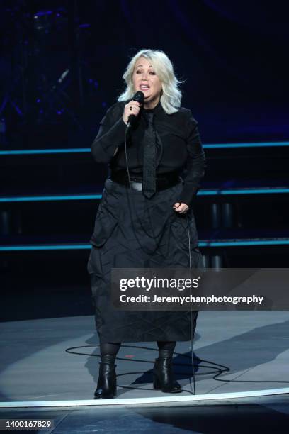 Jann Arden performs at FirstOntario Concert Hall on May 30, 2022 in Hamilton, Ontario.