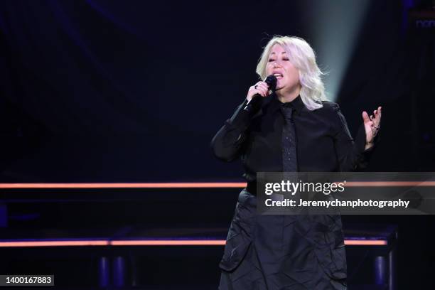 Jann Arden performs at FirstOntario Concert Hall on May 30, 2022 in Hamilton, Ontario.