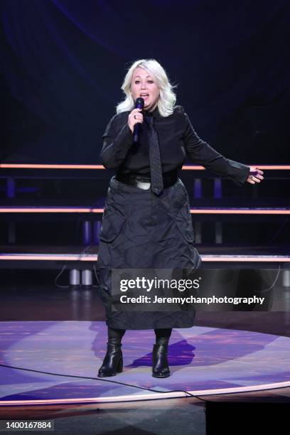 Jann Arden performs at FirstOntario Concert Hall on May 30, 2022 in Hamilton, Ontario.