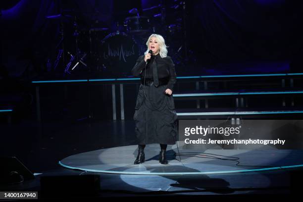 Jann Arden performs at FirstOntario Concert Hall on May 30, 2022 in Hamilton, Ontario.