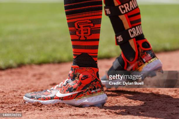 walgelijk Beïnvloeden levenslang 1,810点のNike Baseball Spikesのストックフォト - Getty Images