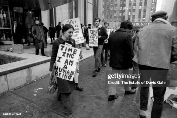 Following the Stonewall riots in the Summer of 1969, the Gay Liberation Front organizes and marches in New York City at the Time, Inc. Headquarters...