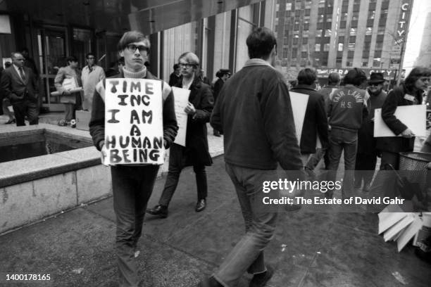 Following the Stonewall riots in the Summer of 1969, the Gay Liberation Front organizes and marches in New York City at the Time, Inc. Headquarters...