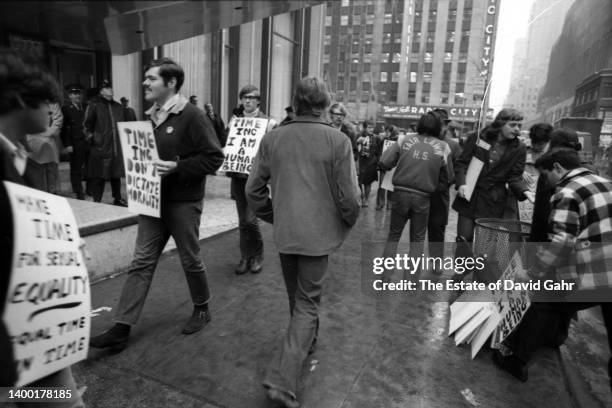 Following the Stonewall riots in the Summer of 1969, the Gay Liberation Front organizes and marches in New York City at the Time, Inc. Headquarters...