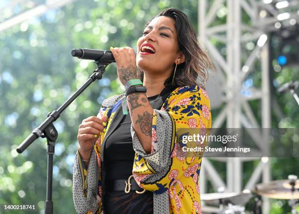 Ana Tijoux performs on Day 3 of BottleRock Napa on May 29, 2022 in Napa, California.