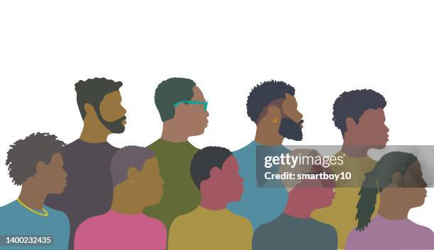 afroamerikanische männer - afro stock-grafiken, -clipart, -cartoons und -symbole