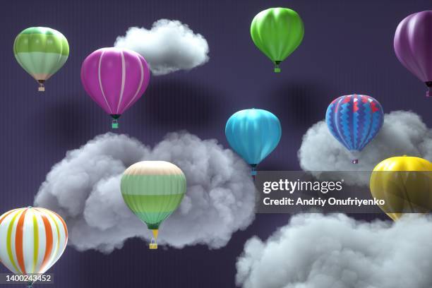 travel - decorative balloons stockfoto's en -beelden