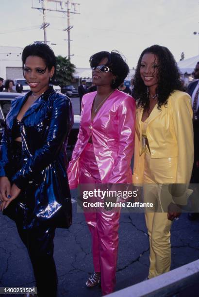 American R&B group Brownstone attend the 10th Annual Soul Train Music Awards, held at Shrine Auditorium in Los Angeles, California, 29th March 1996.