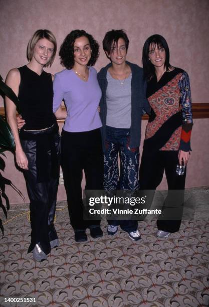 Irish girl group B*Witched attend the Warner Bros Radio Music Awards, held at the Mandalay Bay Resort & Casino in Las Vegas, Nevada, 28th October...