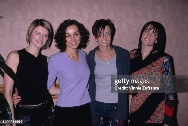 Irish girl group B*Witched attend the Warner Bros Radio Music Awards, held at the Mandalay Bay Resort & Casino in Las Vegas, Nevada, 28th October...