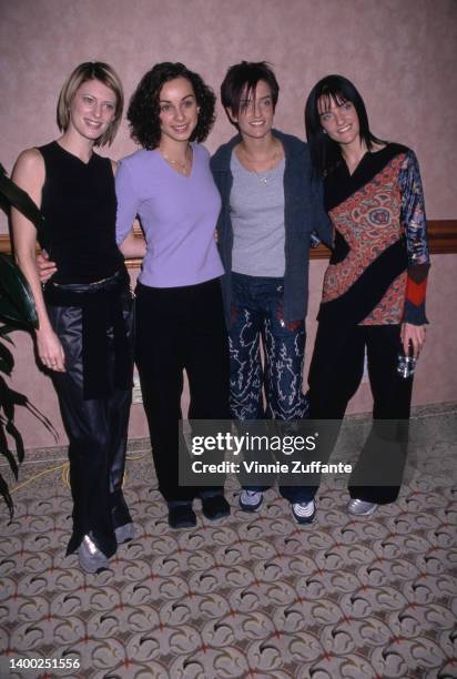 Irish girl group B*Witched attend the Warner Bros Radio Music Awards, held at the Mandalay Bay Resort & Casino in Las Vegas, Nevada, 28th October...