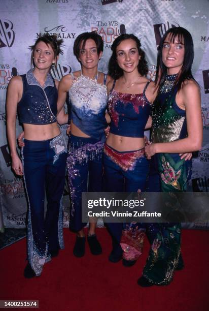 Irish girl group B*Witched in the press room of the Warner Bros Radio Music Awards, held at the Mandalay Bay Resort & Casino in Las Vegas, Nevada,...