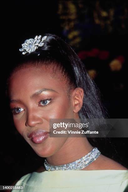 British fashion model Naomi Campbell attends the 68th Academy Awards, held at the Dorothy Chandler Pavilion in Los Angeles, California, 25th March...