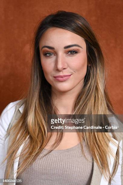 Delphine Wespiser attends the French Open 2022 at Roland Garros on May 31, 2022 in Paris, France.