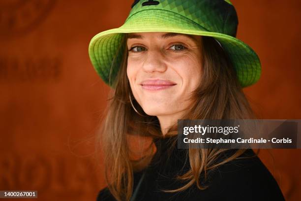 Noemie Schmidt attends the French Open 2022 at Roland Garros on May 31, 2022 in Paris, France.