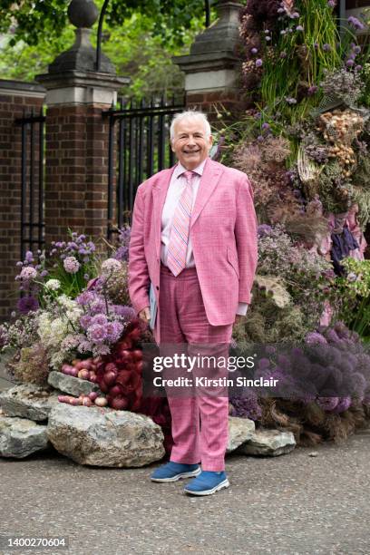 Christopher Biggins wears a Marks and Spencer shirt, Brooks Brothers tie, Bespoke HQ suit from Saville Row and Sketchers shoes arrives to Chelsea...