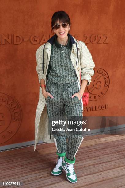 Nolwenn Leroy attends the French Open 2022 at Roland Garros on May 30, 2022 in Paris, France.