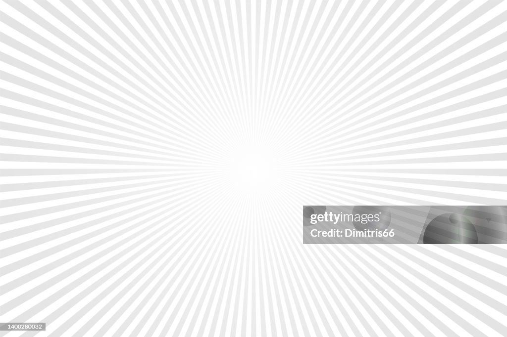 Abstract Gray Rays Background
