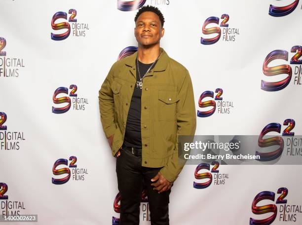 May 28: Actor Harold Dennis during the Chicago premiere of the film "Private Screening" at The New 400 Theater on May 28, 2022 in Chicago, Illinois.