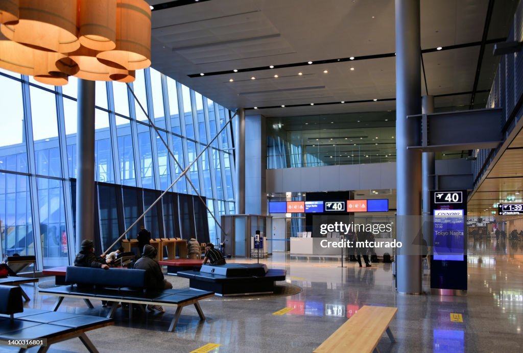 Departure gate at Helsinki-Vantaa Airport, Helsinki, Finland