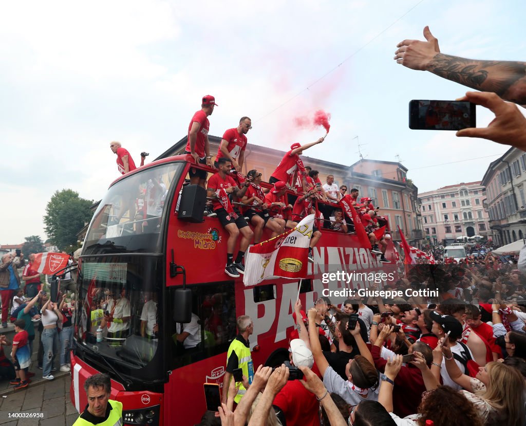 AC Monza Celebrates Promotion To Serie A