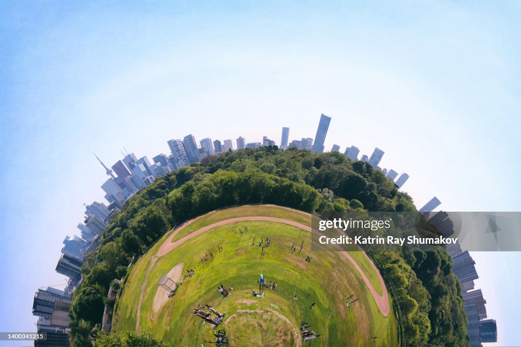 Summer Day On Green Planet of Toronto