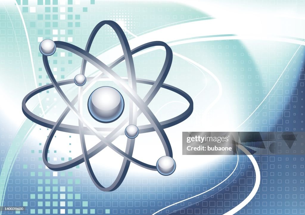 Atom abstract Background
