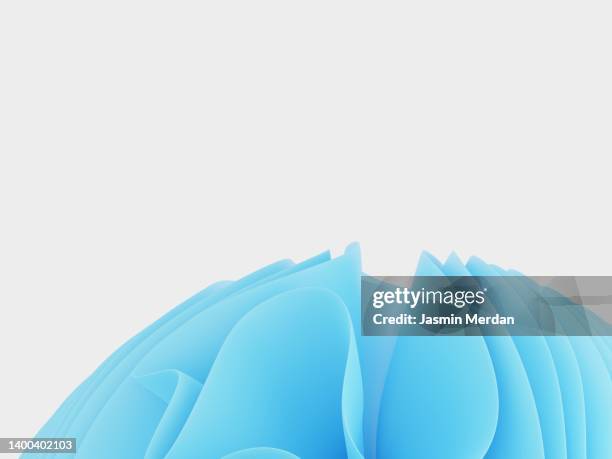 blue waves pattern on white background - powder blue foto e immagini stock