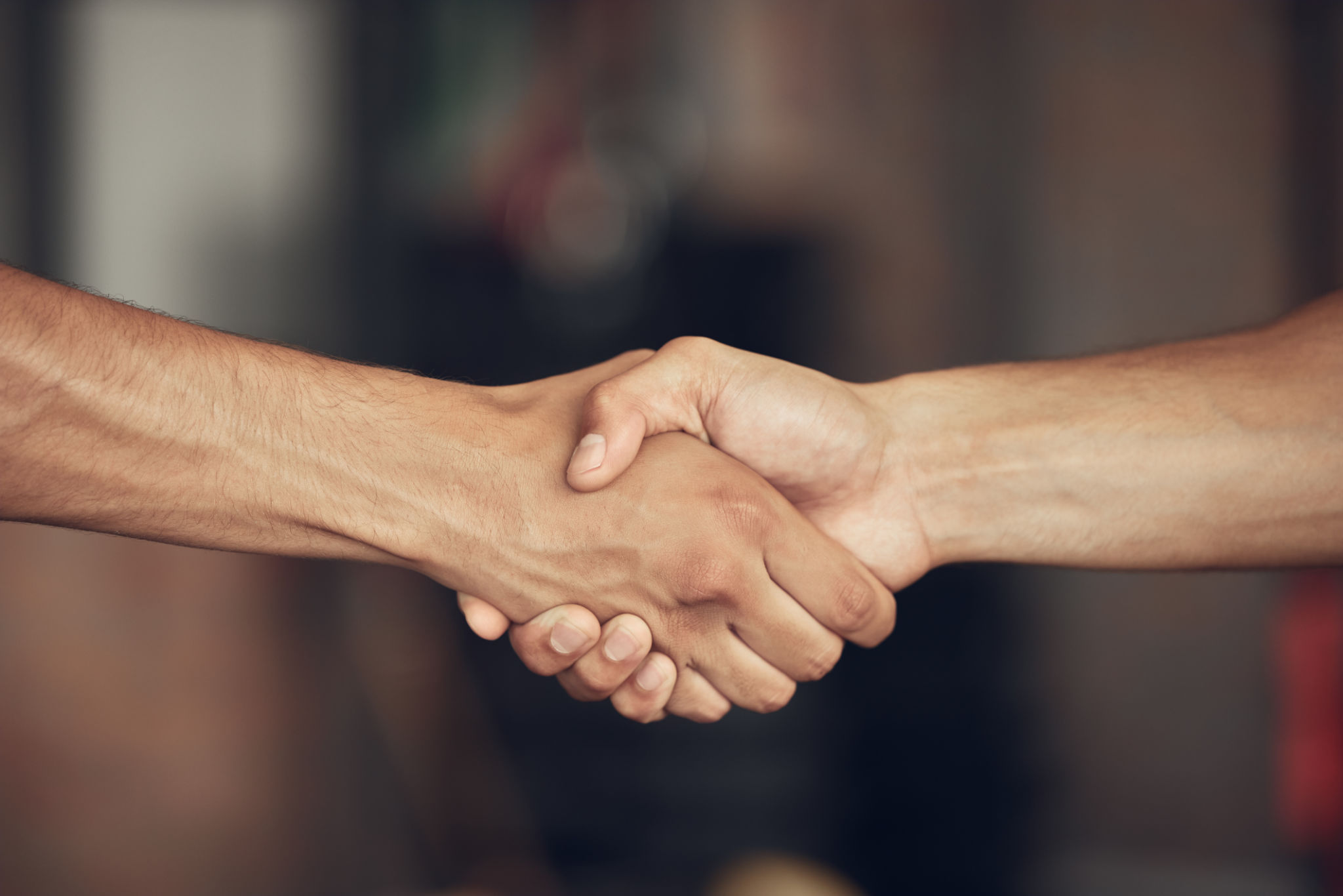 athlete handshake