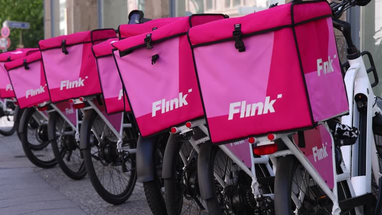 Flink Rider 288 Grocery Delivery Bike Stock Videos, Footage, & 4K Video Clips ...