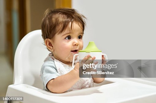 Cute Baby Girl Drinking milk Cute Baby Girl Drinking milk