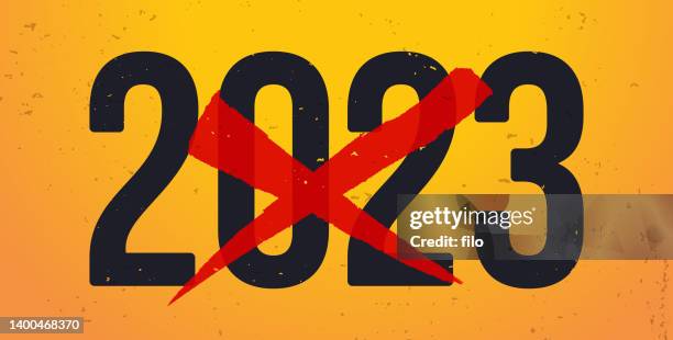 end of 2023 year - reporting violation stock illustrations