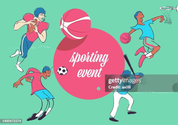 ilustrações, clipart, desenhos animados e ícones de evento esportivo - funny football cartoons