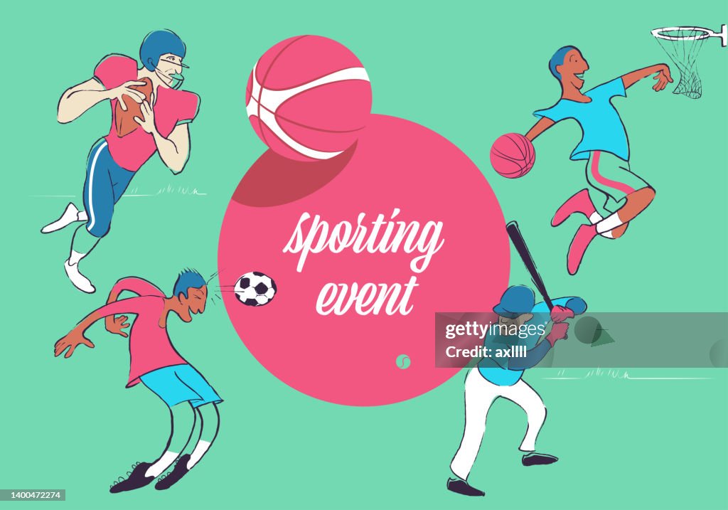 Sports Events Vector Sporting Event High-Res Vector Graphic - Getty Images