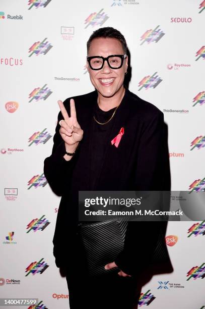 Gok Wan attends the Rainbow Honours at 8 Northumberland Avenue on June 01, 2022 in London, England.