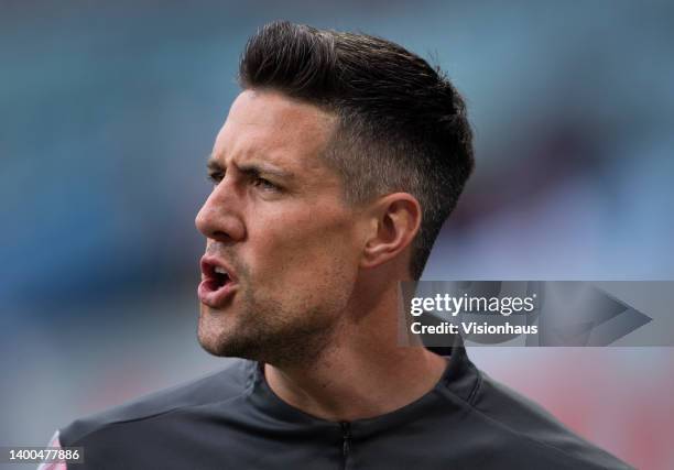 Martin Kelly of Crystal Palace ahead of the Premier League match between Aston Villa and Crystal Palace at Villa Park on May 15, 2022 in Birmingham,...