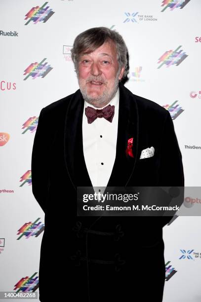 Stephen Fry attends the 8 Northumberland Avenue on June 01, 2022 in London, England.