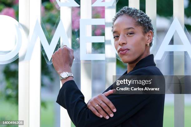 AthleteYulimar Rojas attends the OMEGA 'Her Time' party at the Liria Palace on June 01, 2022 in Madrid, Spain.