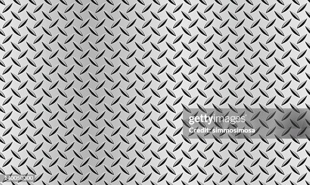 seamless background with a diamond plate texture - steel plate stock illustrations