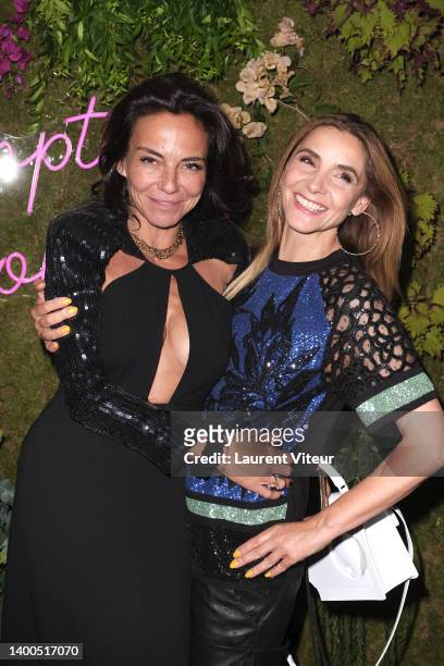 Sandra Sisley and Clotilde Courau attends the Kimpton Music Festival on June 01, 2022 in Paris, France.