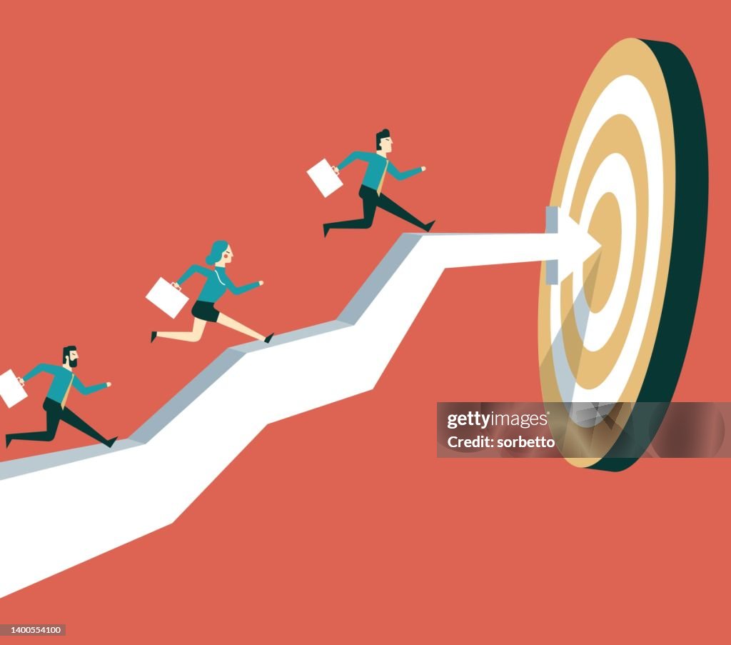 Hitting The Target High-Res Vector Graphic - Getty Images