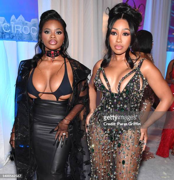 And Yung Miami of City Girls attend the 2nd Annual The Black Ball: Quality Control's CEO Pierre "Pee" Thomas Birthday Celebration at Fox Theater on...